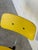 Mid 20th Century Yellow Plywood Office Swivel Chair With Metal Base Mid-Century Modern Vintage For Sale - Image 5 of 11