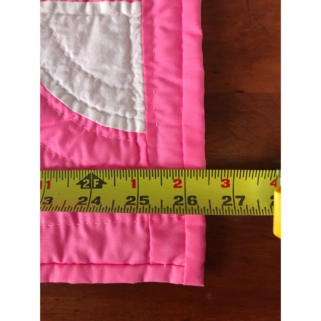 We love the bright pick color and geometric pattern of this pillow case. Please note that this listing is for the cover...