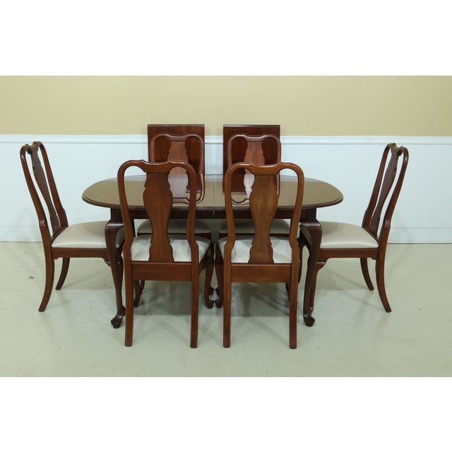 Knob Creek by Ethan Allen Cherry Dining Room Set Chairish