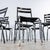 Black French Artprog Sky Black Metal Stacking Outdoor Chair from Tolix, 1950s For Sale - Image 8 of 13