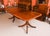 Vintage Twin Pillar Flame Mahogany Dining Table by W. Tillman, 1980s For Sale - Image 6 of 16