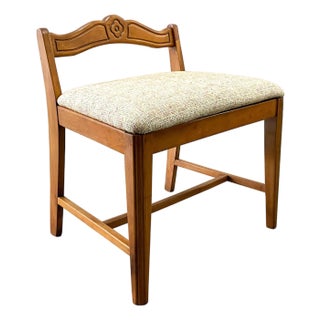 Mid-Century Vanity Bench For Sale