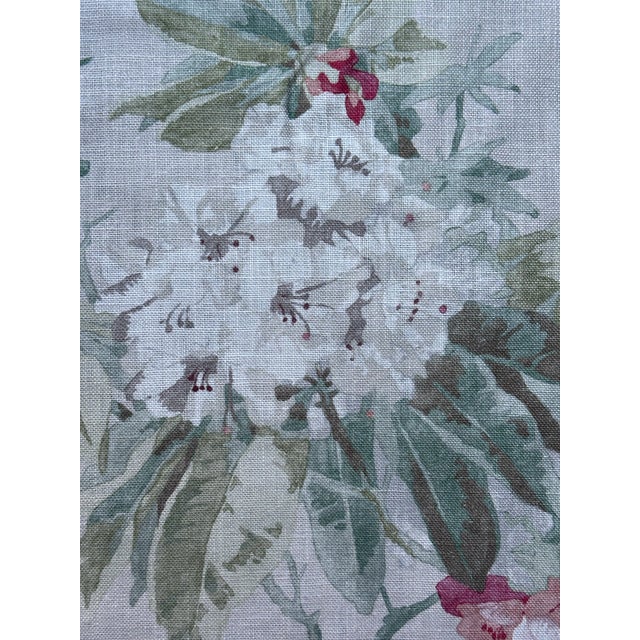 Colefax and Fowler Fabric Design "Mereworth" 8 Yards 100% Linen For Sale - Image 4 of 7