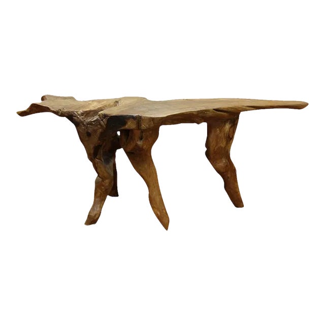 Natural Sculptural Root Table For Sale