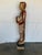 Vintage Buddha Buddhist Carved Wood Burmese Thai Monk Statue For Sale - Image 11 of 11