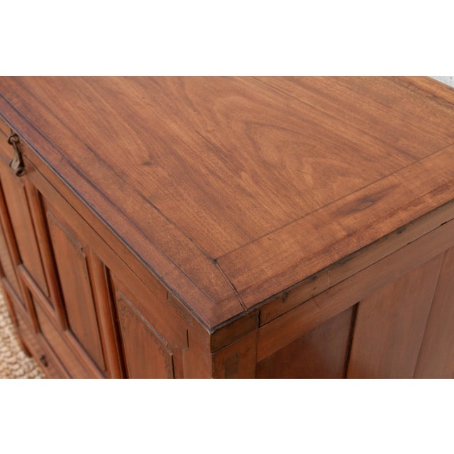 Brown Early 20th French Colonial Blanket Chest For Sale - Image 8 of 12