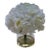 Pure Garden Cream Hydrangea & Rose Floral Arrangement W/ Vase For Sale