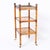 Traditional Mid Century Regency Style Three Tiered Stand For Sale - Image 3 of 10