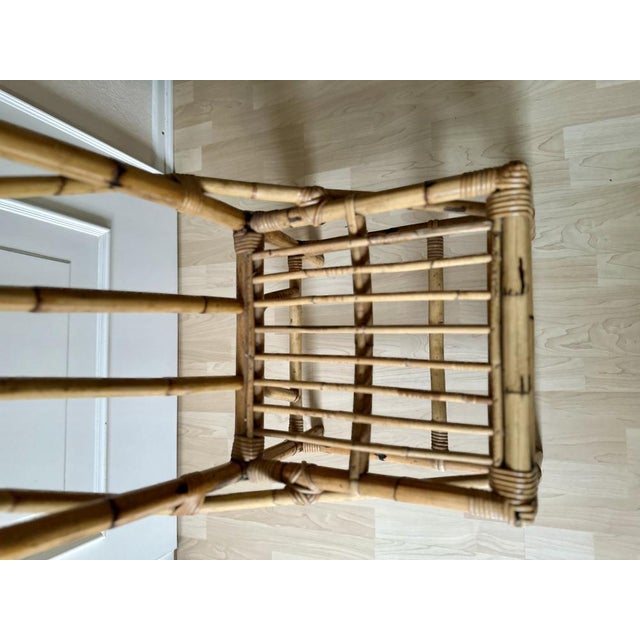 Vintage Italian Rattan Chair, 1960s For Sale - Image 14 of 18