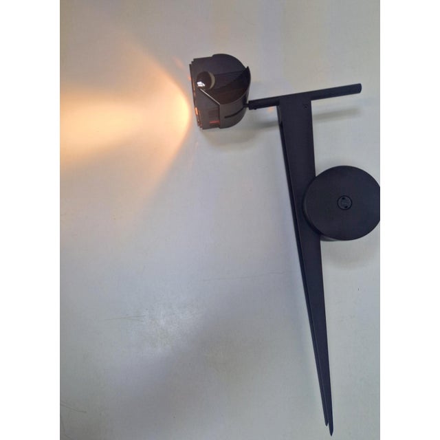 Postmodern Metal Wall Spot Lamp from Debsch Aster, Italy, 1980s For Sale - Image 4 of 14