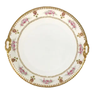 Early 20th Century Hand Painted Limoges Porcelain Platter