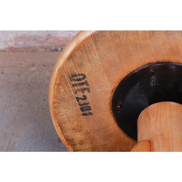 Mid-Century Beech Piano Stool, Czech, 1940s For Sale - Image 6 of 12