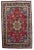 Textile 1950s Handmade Vintage Persian Mashad Rug For Sale - Image 7 of 7