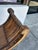 Wood Vintage Rattan and Grasscloth Egyptian Style Bench. For Sale - Image 7 of 9