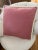 1980s Custom Made Large Pink White Ribbon Pillow For Sale - Image 4 of 7