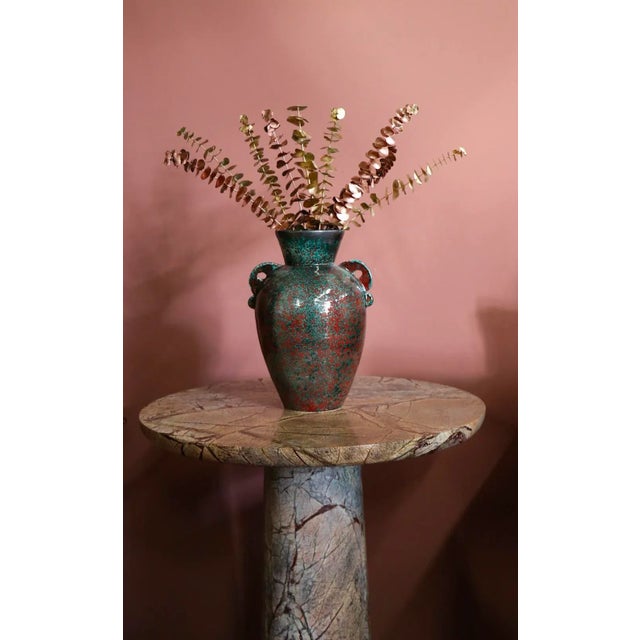 Contemporary Handmade Tamegroute Vase For Sale - Image 3 of 3