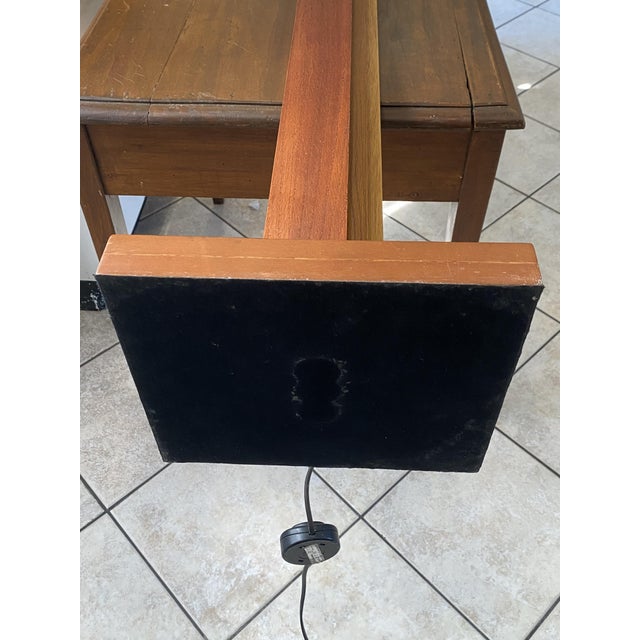 Wood Vintage Scandinavian Teak Floor Lamp in the Style of K-Lighting, 1970s For Sale - Image 7 of 18