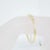 Early 21st Century White Diamond and 14k Yellow Gold Bangle For Sale - Image 5 of 6