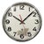 Vintage Industrial Silver Wall Clock from TN, 1960s For Sale
