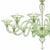 Modern rigadin murano glass chandelier by simoeng, in exhibition piece conditions. Designed from 2000 up to 250v...