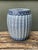 Blue Vintage Polka Dot Glazed Ceramic Low Stool For Sale - Image 8 of 12