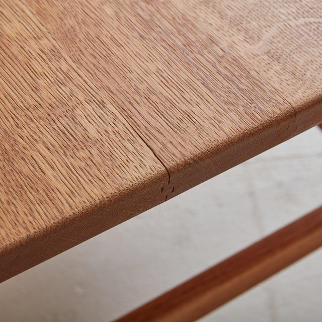 Square Wood Coffee Table Attributed to Kurt Østervig, Denmark 1960s For Sale In Chicago - Image 6 of 11