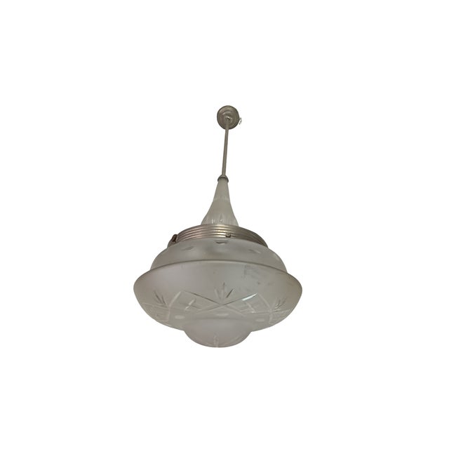 Art Deco Ceiling Lamp, 1890s For Sale - Image 4 of 9