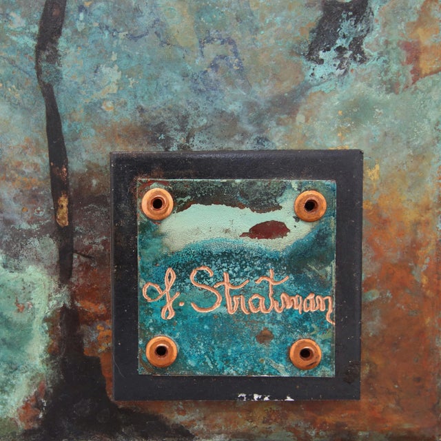 Original Bronze Landscape Wall Sculpture "Growing in a Fragmented Landscape" Mixed-Media Artwork by Jennyfer Stratman For Sale - Image 4 of 12