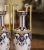 French Pair of Mid-Century French Hb Quimper Hand-Painted Faience Vases For Sale - Image 3 of 7