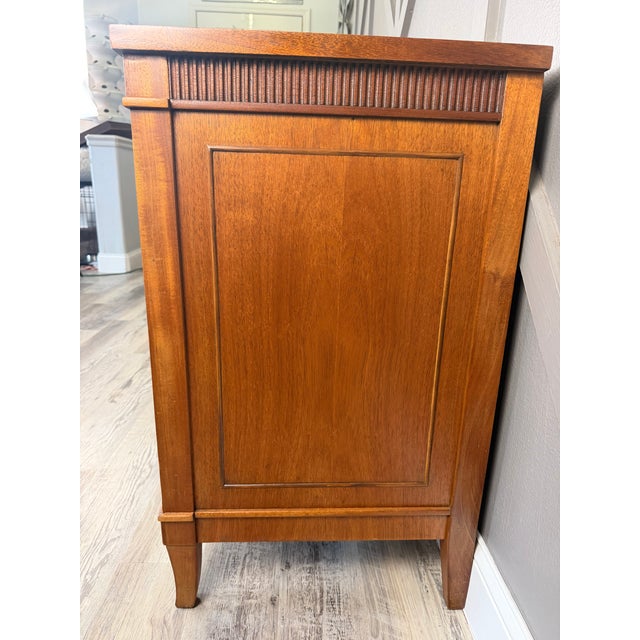 1950s Refinished Walnut Dresser by Stanley For Sale - Image 14 of 15