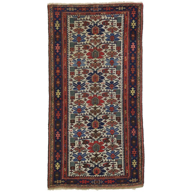 Textile Antique Persian Malayer Rug - 03'04 x 06'05 For Sale - Image 7 of 7