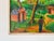 1970s Vintage Haitian Folk Art Landscape Oil Painting by F. Faramon For Sale In Miami - Image 6 of 12