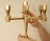 Made in Sweden. A stunning seven-arm solid brass candelabra by gusum from Sweden. This piece is solid, very heavy, and is...