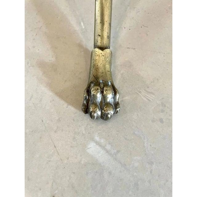 Brown Victorian Brass and Mahogany Revolving Magazine Stand, 1860s For Sale - Image 8 of 12