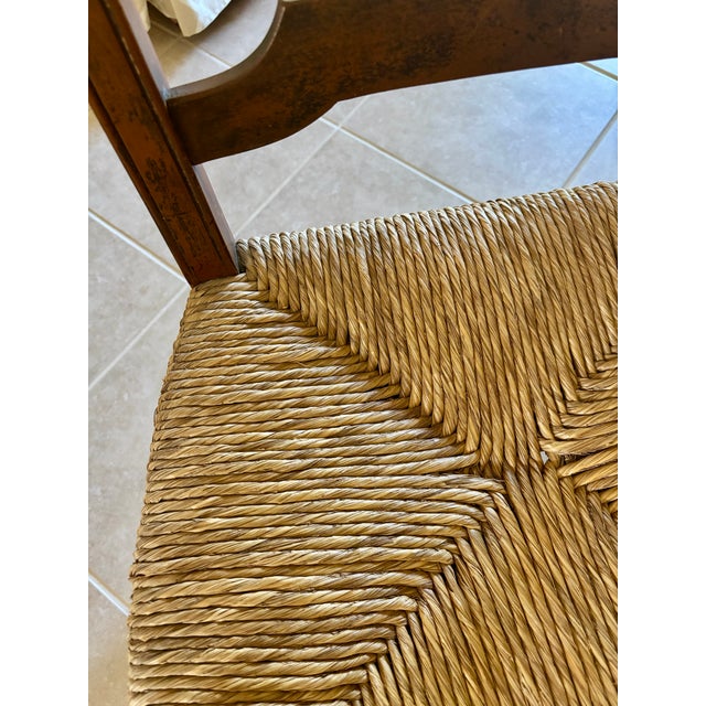 1970s Imported Italian Tuscan Dining Set From Bloomingdale's - Table + 6 Chairs For Sale - Image 9 of 14