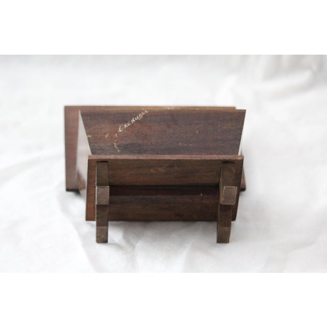 Edelweiss Decor Wood Jewelry Box, 1970s For Sale - Image 4 of 17