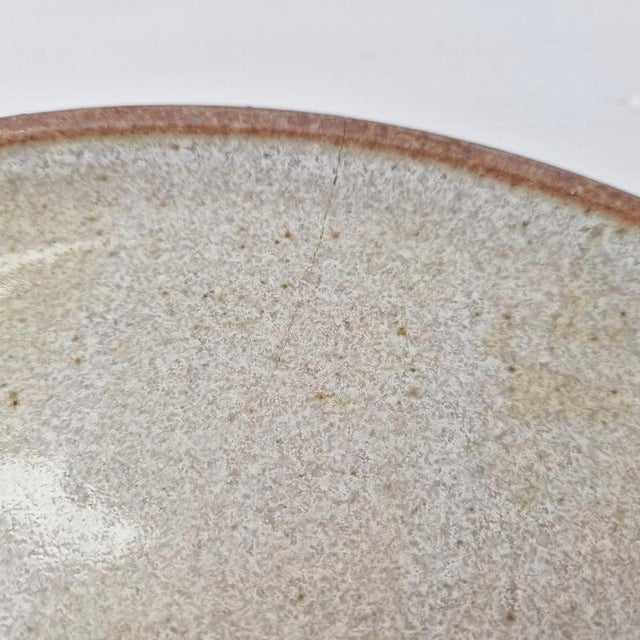 Vintage Pyrite Stoneware Serving Platter from La Borne, 1970s, Set of 2 For Sale - Image 8 of 15