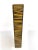Vintage Tall Modernist Striped Bamboo Veneer Vase For Sale - Image 9 of 14
