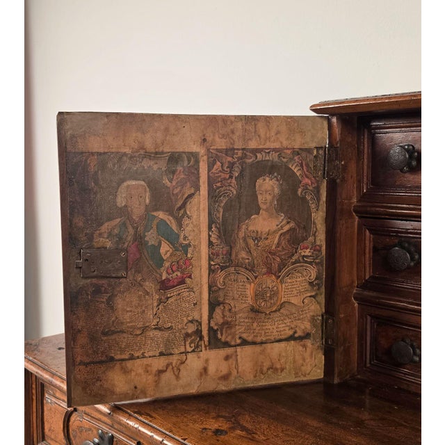 18th Century Italian Walnut Baroque Chest, Circa 1780 For Sale - Image 5 of 11