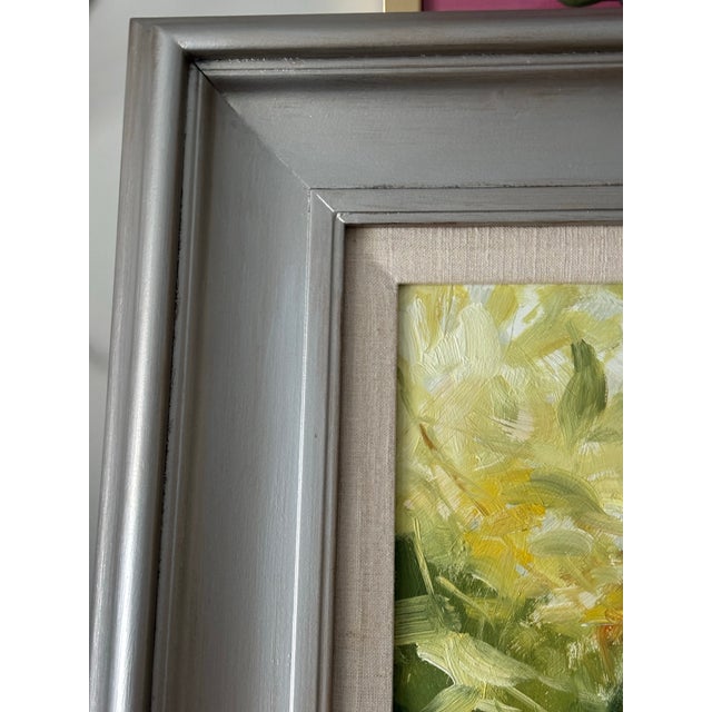 Original Large Landscape Floral Oil Painting For Sale - Image 10 of 10