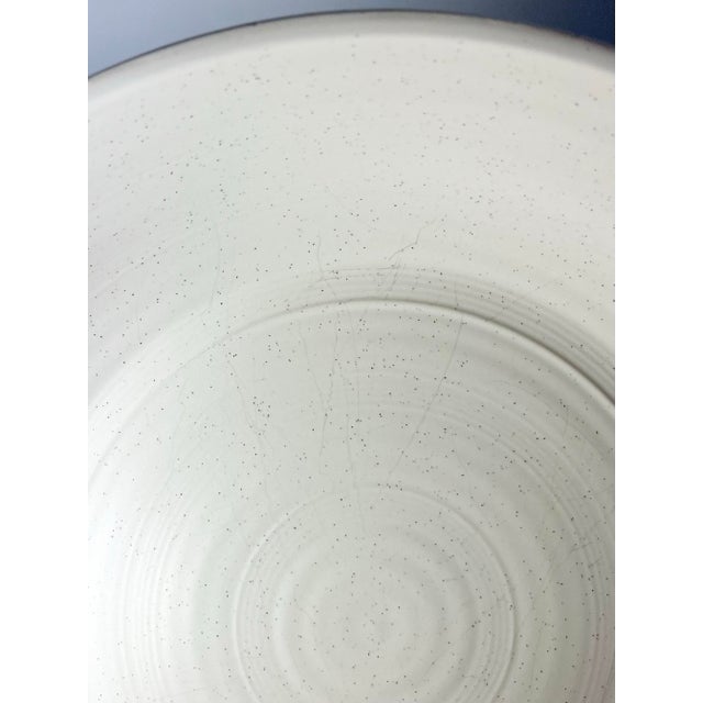 Contemporary Bee & Willow “Milbrook, White” Large Round Ceramic Serving Bowl For Sale - Image 3 of 5
