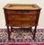 Antique French Louis XVI Style Marble Top Chest Side End Table Walnut c.1920s-30 For Sale - Image 18 of 18