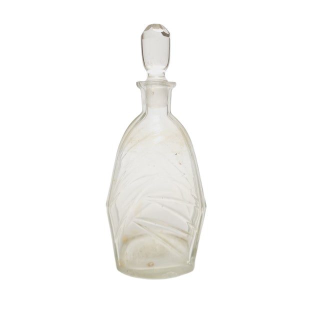 Art Deco Carafe from Bolesław Morawski Glassworks, Poland, 1930s For Sale - Image 8 of 9