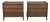 Mid Century Modern Walnut Nightstands. - Pair For Sale