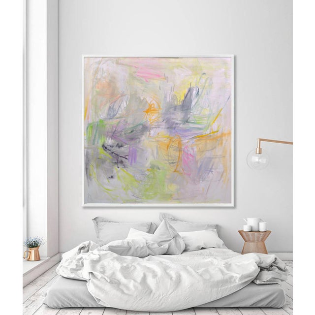 "Sydney Sunrise" by Trixie Pitts Large Abstract Expressionist Oil Painting For Sale - Image 9 of 13