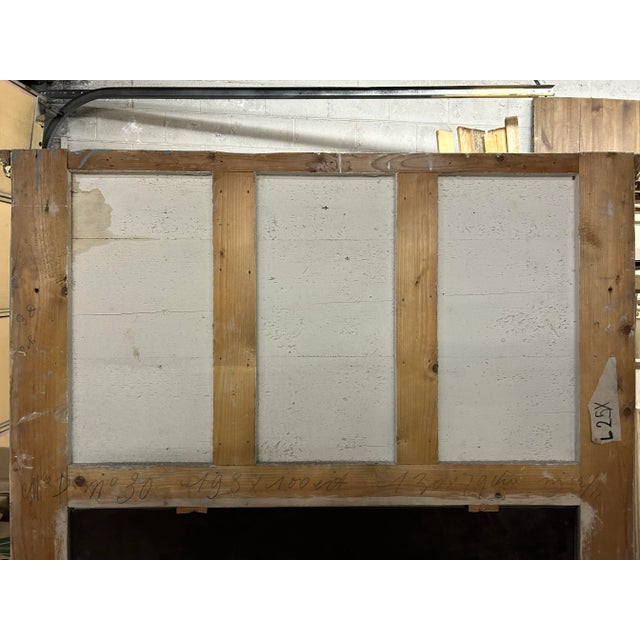 19th C French Louis XVI Trumeau Mirror For Sale - Image 12 of 13