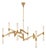 Visual Comfort Brenta Grande Chandelier in Hand Rubbed Antique Brass For Sale