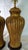 Wood Florentine Finish Ginger Jar Shaped Lamps by Wildwood For Sale - Image 7 of 11