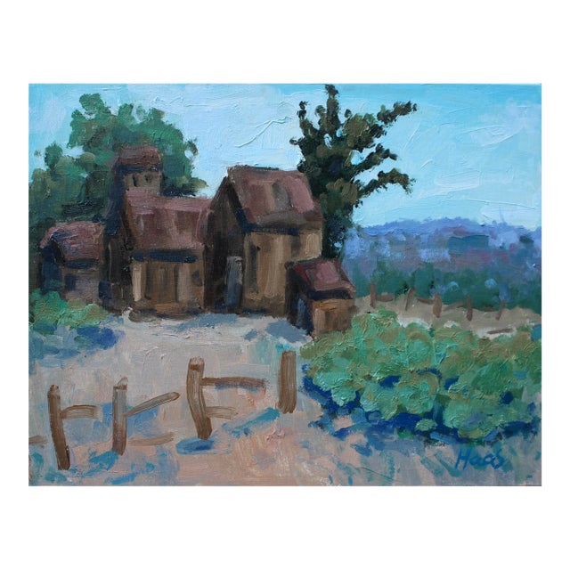 Modern Landscape Plein Air Oil Painting For Sale