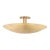 Hudson Valley Lighting Hudson Valley Lighting Bern 18 in. 3 Light Flush Mount in Vintage Brass Finish For Sale - Image 4 of 4